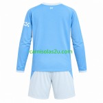 Camisolas de futebol Manchester City Criança Equipamento Principal 2026/27 Manga Comprida